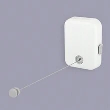 Portable Steel Wire Shrinkable Clothes Drying Line Household Wall Mounted Invisible Clothesline Heavy Duty Clothes Drying Laundry Line For Outdoor Indoor (Shipped In Random Colors) - Multicolor - View 7