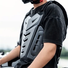 Traje de Armadura Protector Para Motociclistas Protector De Pecho Para Motociclistas Esqueleto VentasenLineaLEODY - Negro - Ver 5