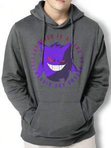 Men Hoodies - 深灰色 - 查看 1