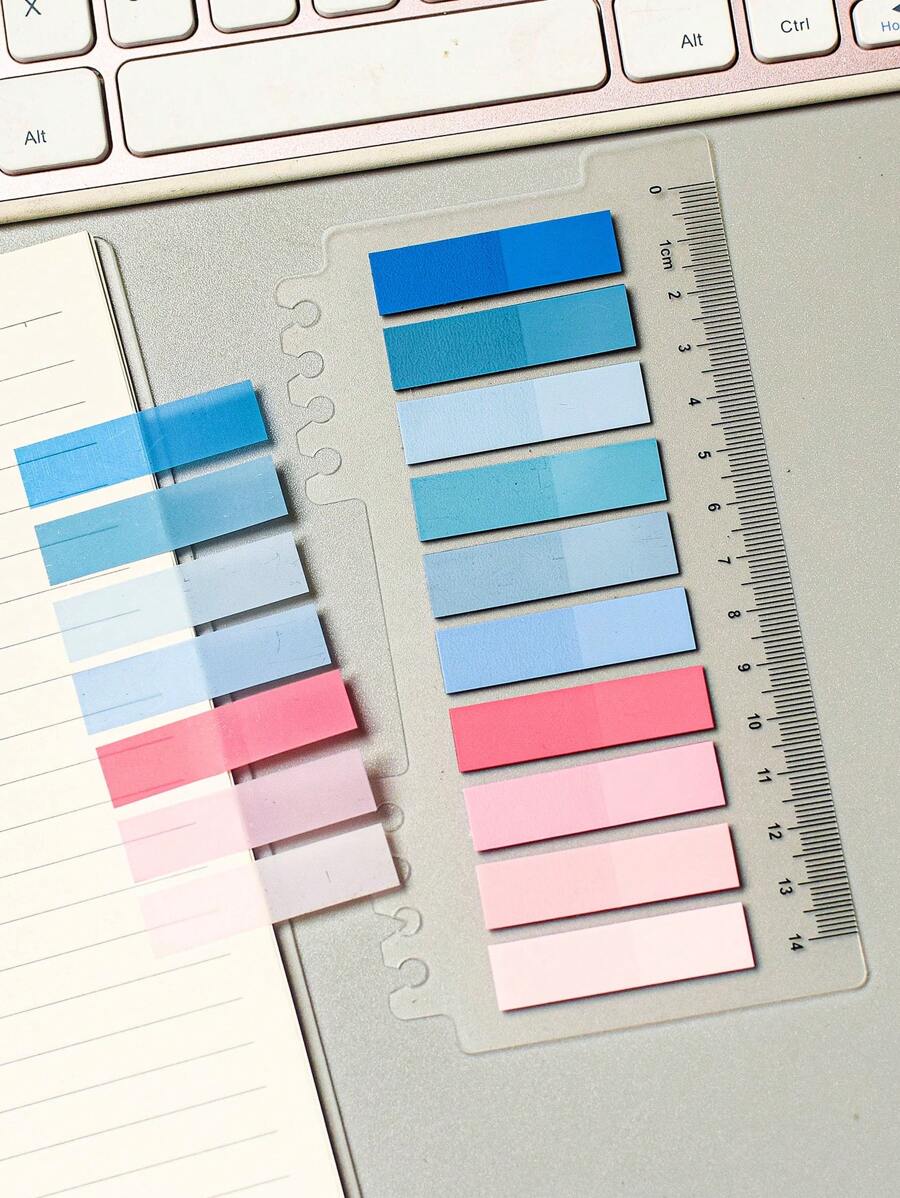 200張學生用寵物式便條紙,色彩多樣,便於拆卸且特別設計用於工作和標記索引 - 彩色 - 查看 1