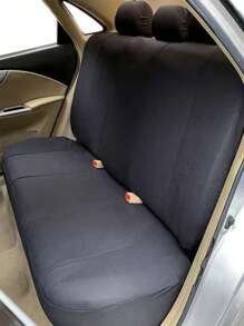 Bộ 5 tấm bọc ghế ô tô đa năng, gồm 2 tấm bọc ghế trước, 1 tấm bọc tựa lưng, 1 tấm bọc ghế sau và 5 tấm bọc tựa đầu, có nhiều màu sắc, làm bằng vải polyester với lớp đệm mút dày 2mm - màu đen - Xem 5