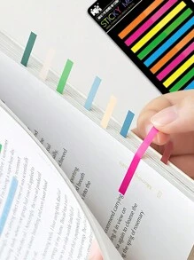 Super Mini Translucent Index Stickers 300 Sheets Multi Colors Extra Slim Sticky Notes Memo Pad Self Adhesive Label Mark,School Supplies,Back To School - Multicolor - View 5