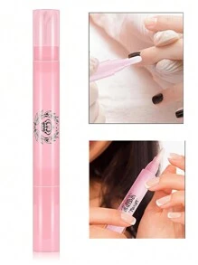 指甲油卸除筆,指甲油更正筆,指甲油美甲修正筆可存儲卸妝液 - 粉色 - 查看 1