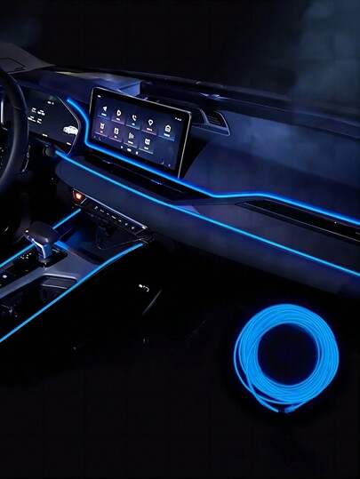 3m Edge Trimmed Car Led Ambient Light Strip With Clip-On Design