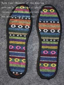 春夏新款透氣汗水竹炭鞋墊舒適亞麻男女同款運動鞋墊 - 黑色 - 查看 2