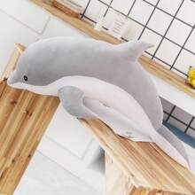 1pc 27-100cm Kawaii Dolphin Plush Toys Cute Dolphin Animal Dolls Dolphin Pillow Stuffed Soft For Birthday Christmas Gift
