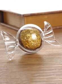 12pcs, Transparent Plastic Candy Boxes, Candy Packaging Boxes, Birthday Party Decorations Supplies - Transparent - View 4