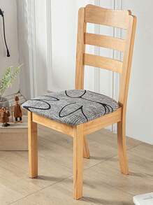 1PC Printed Elastic Chair Cover For Home Living Room Square Stool Cover Home Decoration Chair Protective Cover