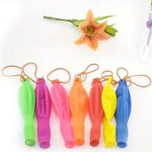 50 piezas, Globos de boxeo coloridos, globos de boxeo resistentes con bandas de goma, decoraciones de cumpleaños, rellenos de bolsas de fiesta, juguetes divertidos para exteriores, recuerdos de fiesta, artículos novedosos, regalo creativo
