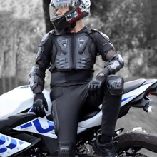 Armadura Completa Protección de Cuerpo Completo Motociclista VentasenLineaLEODY - Rojo - Ver 3