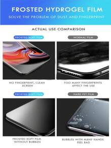 4pcs Mờ Hydrogel Phim ảnh Tương thích với Samsung Thiên hà A50 A50S A40S A20 A30 M31 M21 A31 A33 M22 A30S M52 A71 A72 A73 A51 A52 A53 A32 A12 A12S A42 A70 A02 A02S M12 A03s A03 A04 A23 A13 M33 M23 A14 A54 A34 A24 Bảo vệ Mờ Mềm mại Phim ảnh Không kính - Trong sáng - Xem 9