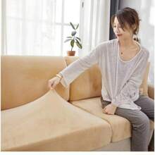 Luxurious Velvet Sofa Slipcover: Pet-Friendly, Dust-Proof, Universal Fit, Machine Washable; Perfect For 3-4 Seater Sofa, Armchair, Loveseat & Sectional, Modern Home Decor