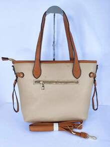 Women Tote Bags - 摩卡棕 - 查看 2