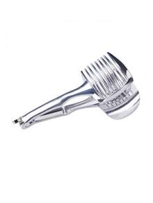 Lemon Slicer Multipurpose Fruit Divider With Handle, Tomato Slicing Tool For Home Use - Silver - View 6