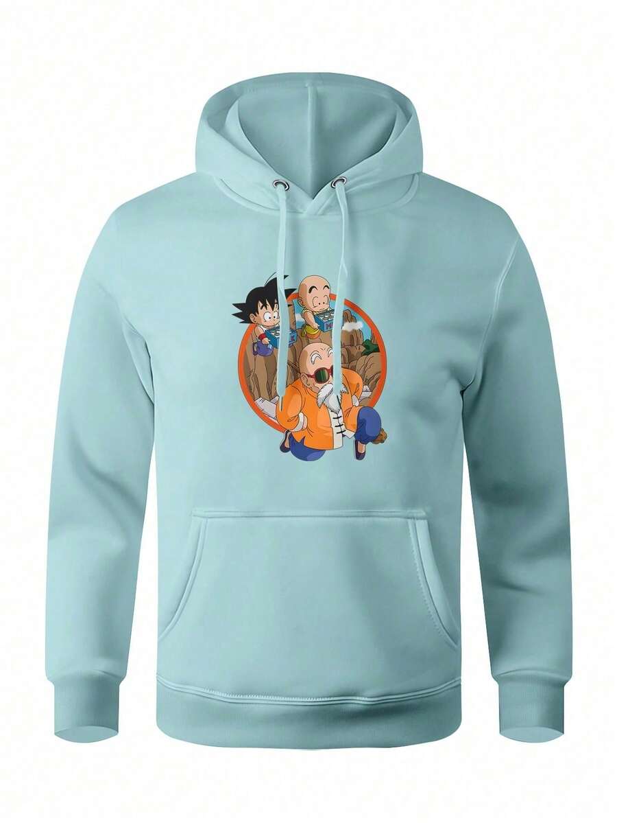 Men Hoodies - Baby Blue - View 1