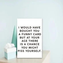 1 Pc Funny Birthday Card For Friend, 50th 60th 70th 80th 90th Birthday Card, Humorous Birthday Card For Men, Best Friend Birthday Card, Personalised Birthday Card - Multicolor - View 5