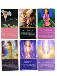 Guía Diaria De Tus Ángeles Cartas Del Oráculo, Juego De Mesa - Multicolor - Ver 6