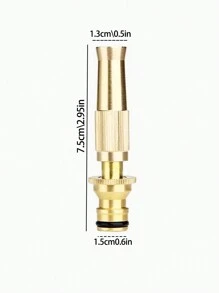 1入多功能高壓噴水槍噴嘴,可用於汽車和家庭清洗、澆水浇花和花園、增加水壓、適用於軟管和水管