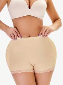 Pantalón corto moldeador con control de abdomen y elevación de glúteos, con acolchado desmontable de esponja
