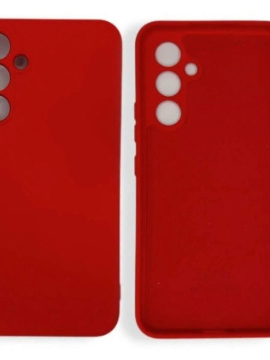 Capinha Capa Case Galaxy Samsung S23 FE 5G Silicone Aveludada Proteção de Câmera - Vermelho - Visão 1