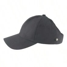 Summer Unisex Quick-Dry Cap With Hole For Ponytail, Suitable For Outdoor Activities And Can Be Worn With Mask, Sun-Protective And Shade Hat Casual - Half-empty Top - View 3