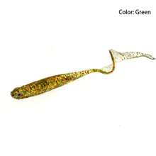 1/4pcs Bionic Soft Bait With Twisting Worm - 10.5cm/4.13in, 0.23oz - Texas Fishing Tackle - Multicolor - View 11