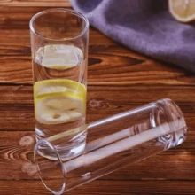 Jogo Kit De 6 Copos De Vidro Shot Dose Whisky Cachaça 65ml - Transparente - Visão 3