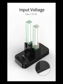 Gamepad Charging Dock Stand With Led Lighting Compatible With Switch Joy-Con Controllers, Includes A Pro Controller Charging Cable And 4 Joy Con Grips - Switch Handle Charger - View 8