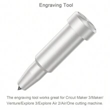 1 Stück Gravierwerkzeug Für Maker 3/maker/venture/explore 3/air 2/air/one, Premium Wolframstahl Gravierklinge Zum Gravieren Von Designs Auf Weichen Metallen, Leder, Acryl, Plastik Und Vielem Mehr
