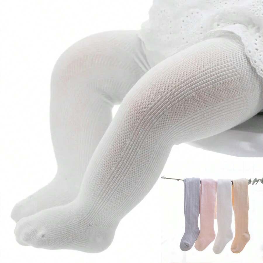 1 pieza/3 piezas Mallas para niños de malla para verano, anti-mosquitos, transpirables, para actividades al aire libre de niños pequeños, panties para niñas, calcetines de malla simples y versátiles para bebés y niños pequeños