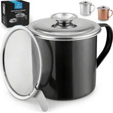 Bacon Grease Container - Black - View 7