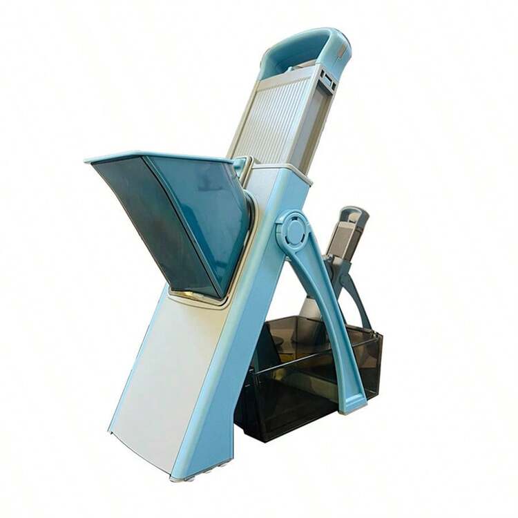 Đa chức năng Máy thái rau củ , Khoai tây Cái nạo , Cắt Và Cắt lát Công cụ Đối với Nhà  Phòng bếp - Màu xanh lam - Xem 9