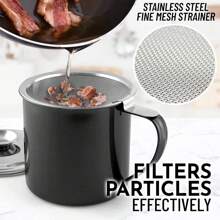 Bacon Grease Container - Black - View 12