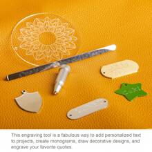 1 Stück Gravierwerkzeug Für Maker 3/maker/venture/explore 3/air 2/air/one, Premium Wolframstahl Gravierklinge Zum Gravieren Von Designs Auf Weichen Metallen, Leder, Acryl, Plastik Und Vielem Mehr