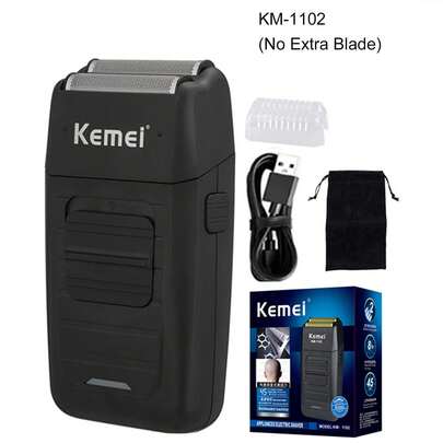  Kemei Brand KM-1102  Electric Shaver For Men Dry Or Wet Shaving Machine USB Rechargeable Shaver, Beard Razor Face Care Bald Head Hair Trimmer Machine For Daily Use