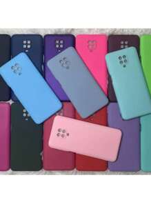 Capinha Case Capa Xiaomi Redmi Note 9S/ Note 9 PRO Silicone Aveludada Proteção de Câmera Colorida - Roxo - Visão 2
