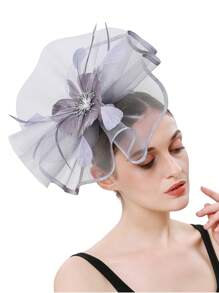 1pc Fascinators For Women  Derby Fascinator Hat For Cocktail Tea Party Wedding - Multicolor - View 23