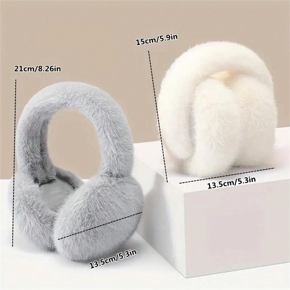 1pc Cute Women's Foldable Ear Warmer With For Winter, Riding, Windproof