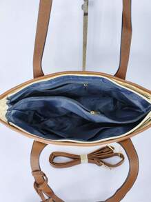 Women Tote Bags - 咖啡棕 - 查看 4