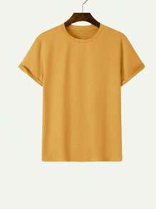 Women T-Shirts - 芥末黃 - 查看 2