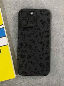 1 件简约花卉叶图案柔软保护手机壳适用于 16/16 Plus/16 Pro/16 Pro Max/15/15 Plus/15 Pro/15 Pro Max/14 Pro Max/14 Pro/14 Plus/14/13Pro Max/13pro/13/13mini/SE3/7/8/SE2/12 Pro Max/12 Pro/12/12 Mini/11 Pro Max/11 Pro/11/XR/XS Max/X/XS/7p/8p、Redmi 9T/Note 9T/10/N 防水防震防摔防刮 - 黑色 - 查看 3