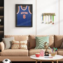 Jersey Frame Display Case Sports Jersey Shadow Box Basketball Football Uniform - 黑色 - 查看 7