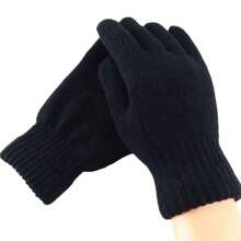 Men Gloves Set - màu đen - Xem 2