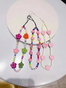 有趣的卡通圖形手機殼，配有掛繩，適用於 iPhone 11、iPhone 13、iPhone 14 Pro Max - 彩色 - 查看 8