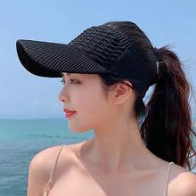 1 Miếng Của phụ nữ Hàn Quốc Phong cách Ngoài trời Thể thao  chạy Mũ chống nắng , Với Brim Sự bảo vệ , Mùa hè - Nhiều màu - Xem 10