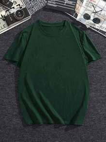 Men T-Shirts - 軍綠色 - 查看 2