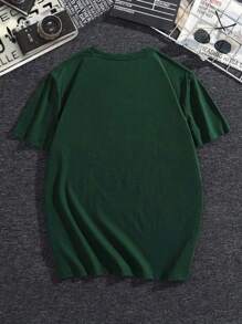 Men T-Shirts - 軍綠色 - 查看 3