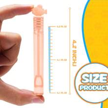 24入組8種顏色預先灌裝泡沫,兒童派對小禮物,迷你泡泡棒,美人魚玩具大量兒童玩具,乒乓球裝置,好禮袋填充物,學校課堂獎勵,夏季戶外,男女孩子禮物