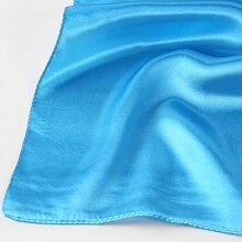 Ladies' Solid Color Satin Square Scarf, 90cm, Silk-Like Shawl, Neckerchief, Headscarf Casual Bandana Headband Fashion Hairband