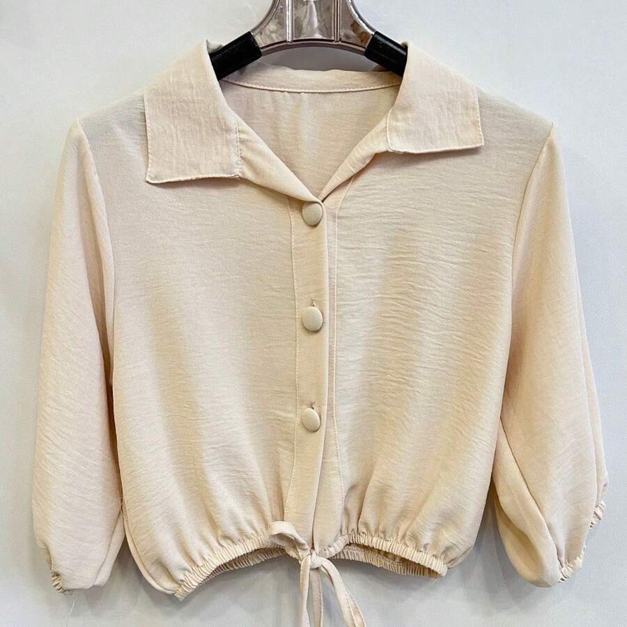 Women Tops - Màu be - Xem 1